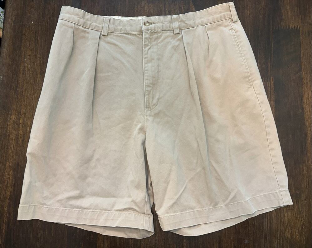 Vintage Polo Ralph Lauren Shorts Men 34 X 8 Pleated Chino